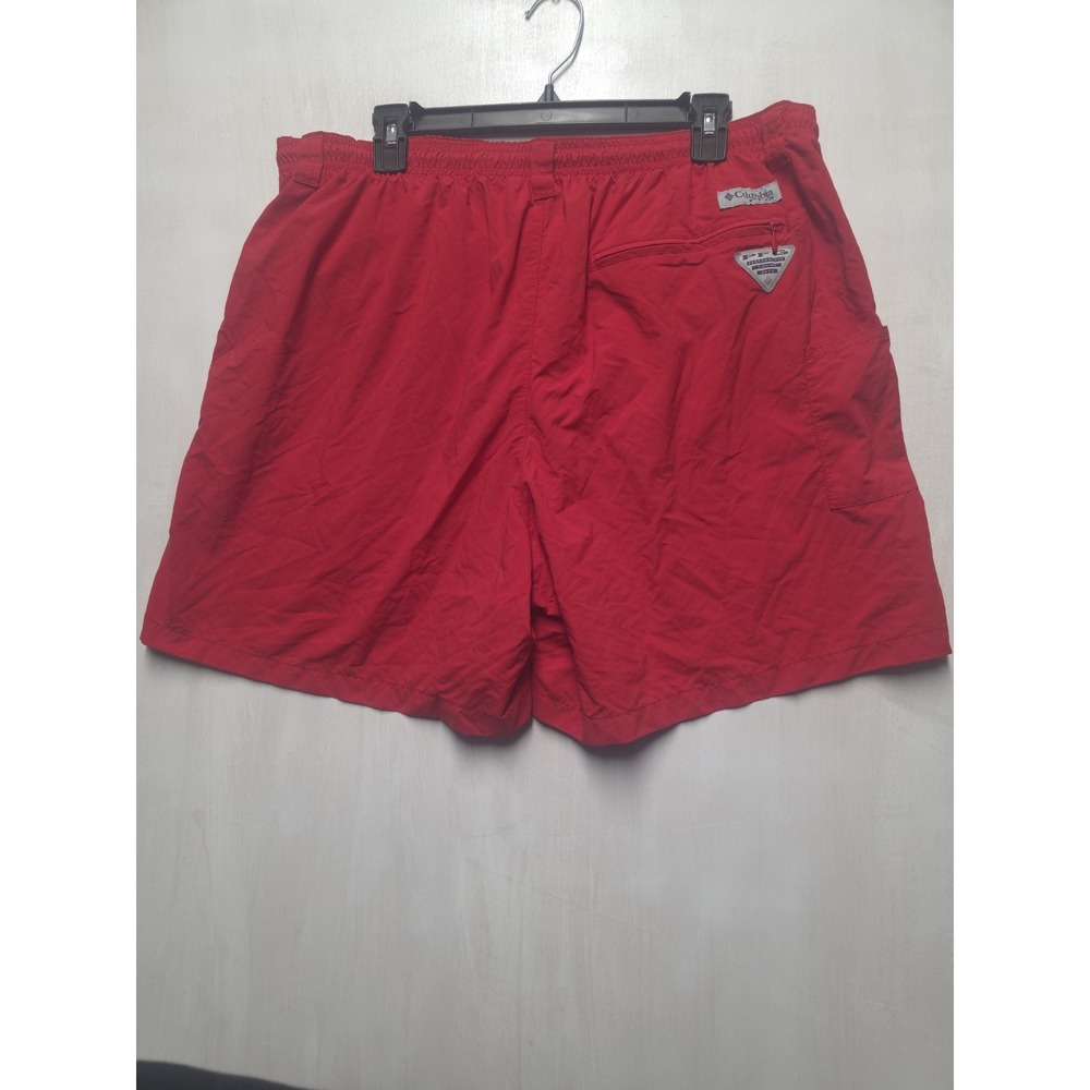 Columbia PFG Omni-Shade Mens Red Swim Trunks Board Shorts Size XL - Picture 3 of 9